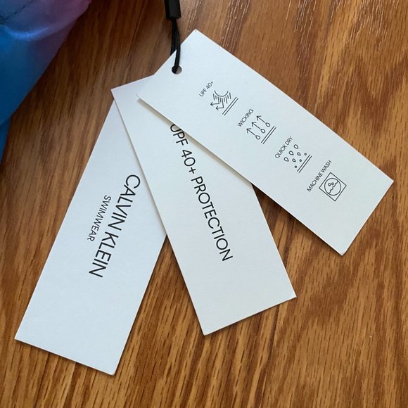 Calvin Klein CBCVPA13 yjl MODERN HOLOGRAPHIC Logo CK Shorts Multicolor Mens Size - Picture 4 of 6